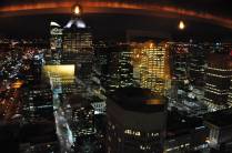 Calgary, no Canadá, vista do alto da torre mais alta da cidade